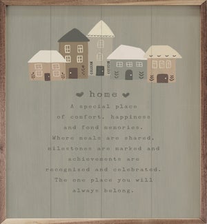 Home With Hearts Gray By Amylee Weeks